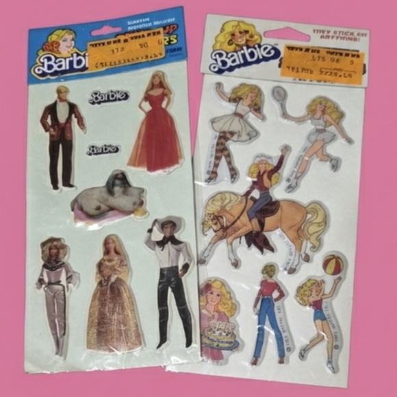 Barbie Accessories - Winner's Choice Vintage Barbie Stickers 1981/1984